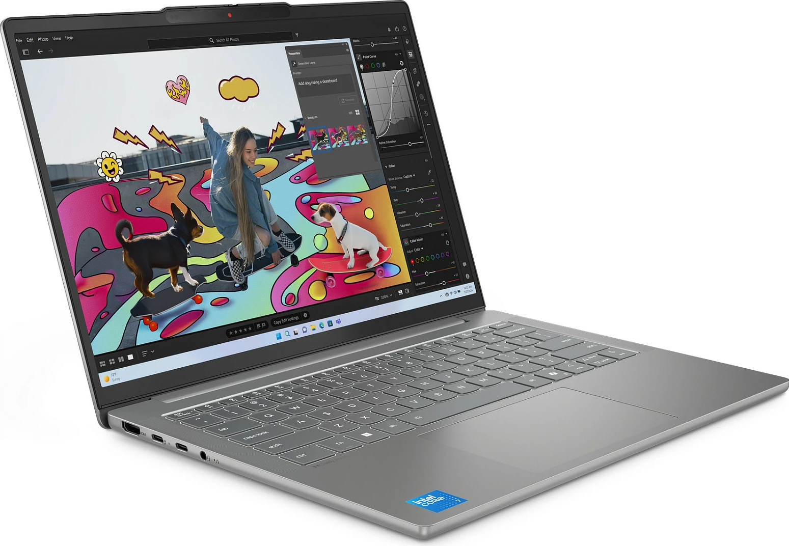 Laptop Lenovo IdeaPad Slim 5, Ryzen AI 5 330, 16GB RAM Memorje, 512GB SSD, 14" WUXGA, Windows 11 Home, Luna Grey