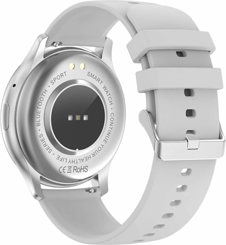 Smartwatch për femra RUBICON, gri/argjendtë