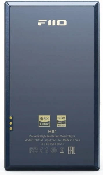 Player audio portativ FiiO M21 64GB/4GB Android 13, blu e errët