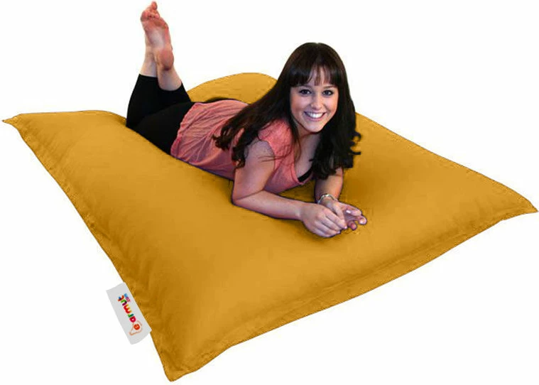 Qese për ulje për kopsht, ngjyrë e verdhë, 100x100cm