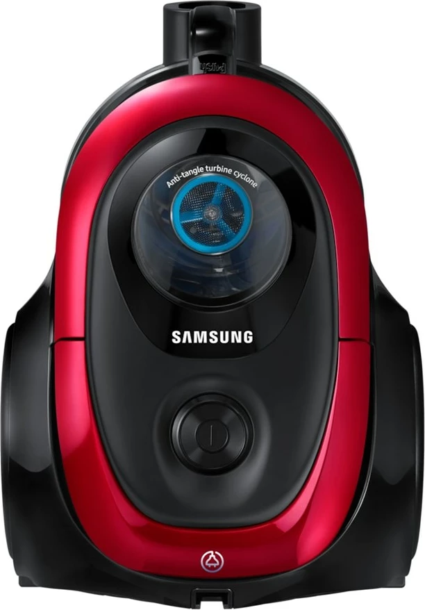 Fshesë me korrent cilindrike Samsung VC07M2110SR/GE, 1.5 L, 700 W, pa qese, e zezë me të kuqe