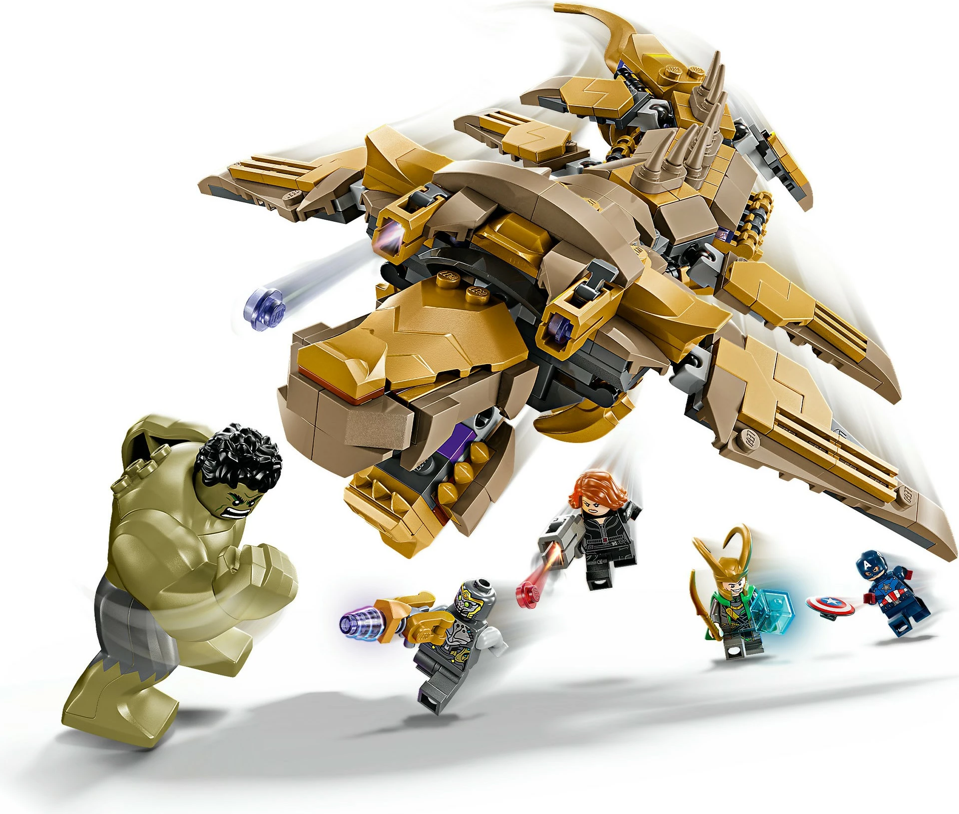 Set ndërtimi LEGO Marvel 76290 Avengers vs. Leviathan, 347 pjesë, multikolor