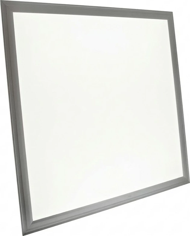 Panel LED ndriçimi Synergy21 620x620mm, backlight, me varëse me tela, argjendtë