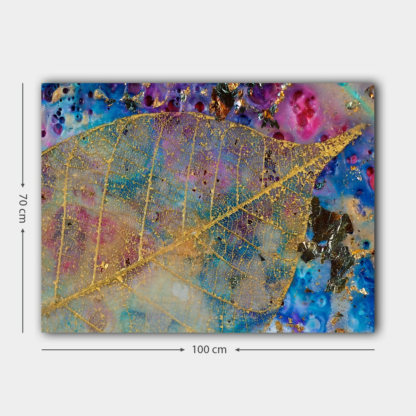 Pikturë dekorative në kanavacë Wallity, shumëngjyrëshe, 70x100cm