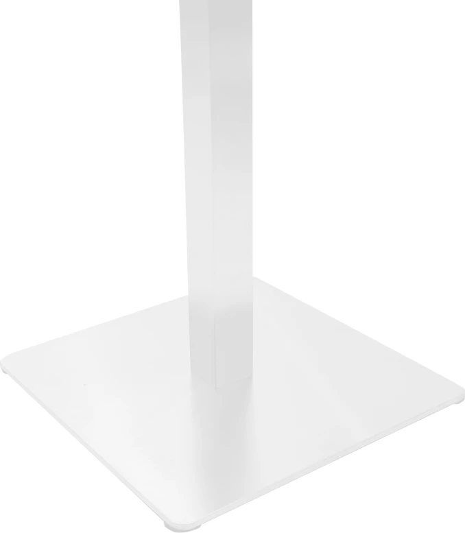 Bazë për tavolinë bar Stofan metalike e bardhë 45x45x108cm