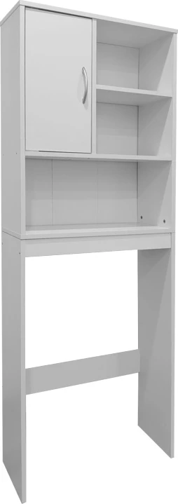 Dollap për lavanderi Tazien, ngjyrë e bardhë, 60x24x168.5cm