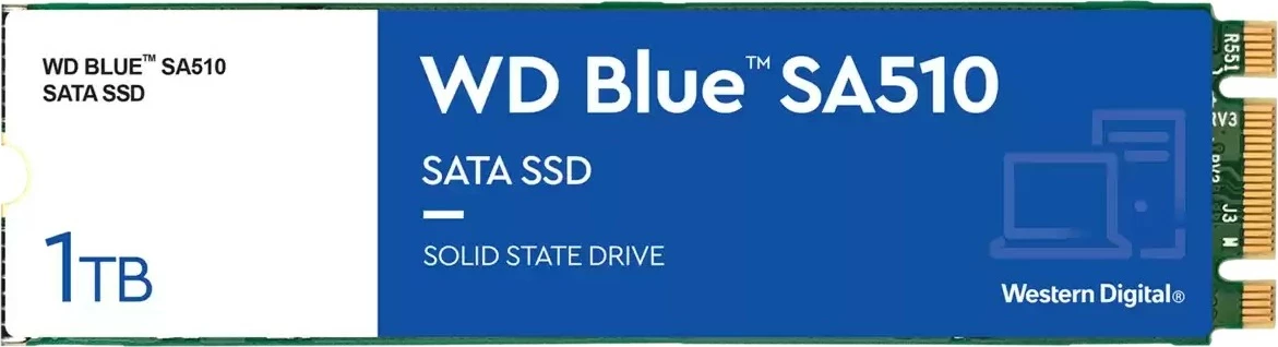 SSD M.2 Western Digital WD Blue SA510 1TB SATA III