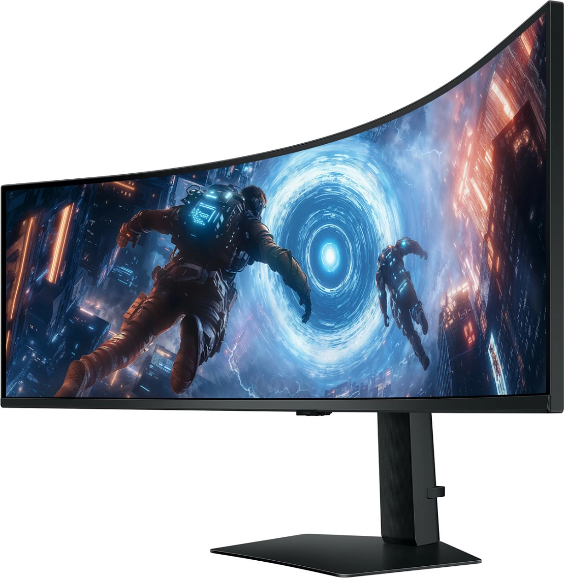 Monitor Samsung Odyssey G9 S49FG912EU, 49", Dual QHD 5120x1440, 1 ms, FreeSync Premium Pro, i zi
