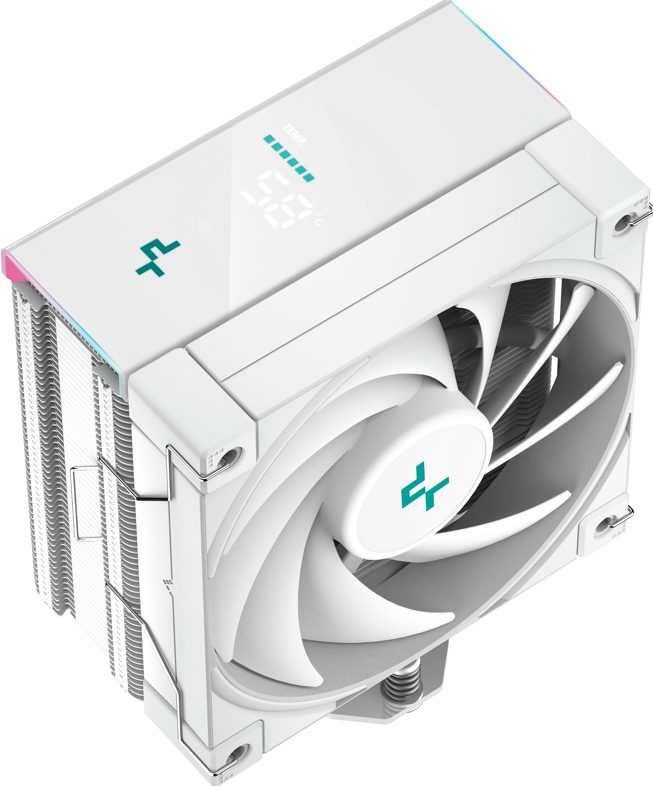 Ftohës ajri CPU DeepCool AK400 Digital WH, 120mm PWM, ARGB, i bardhë