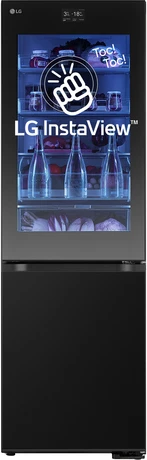 Frigorifer me ngrirës LG GBG7190CEV 349 L No Frost i zi