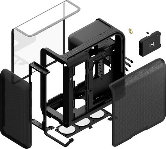 Kasë HYTE X50, ATX Midi-Tower, e zezë