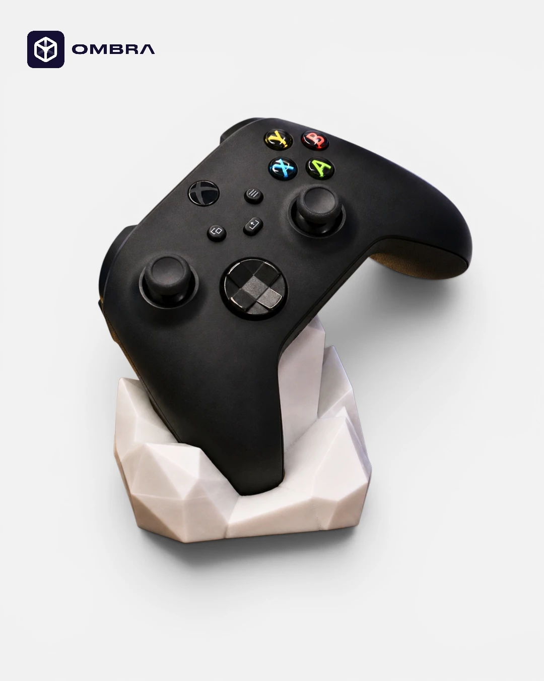 Minimalist crystal Xbox controller stand - e bardhe