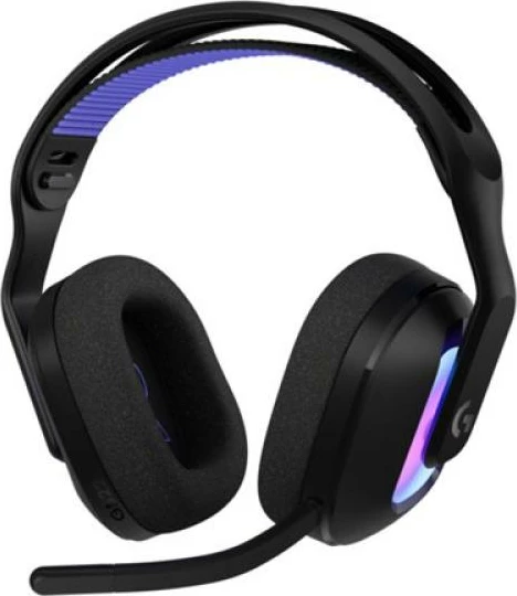 Kufje gaming Logitech G G522 LIGHTSPEED 981-001544 wireless/Bluetooth/USB-C, mikrofon 48 kHz i heqshëm me BLUE VO!CE, RGB, rreze 30 m, të zeza