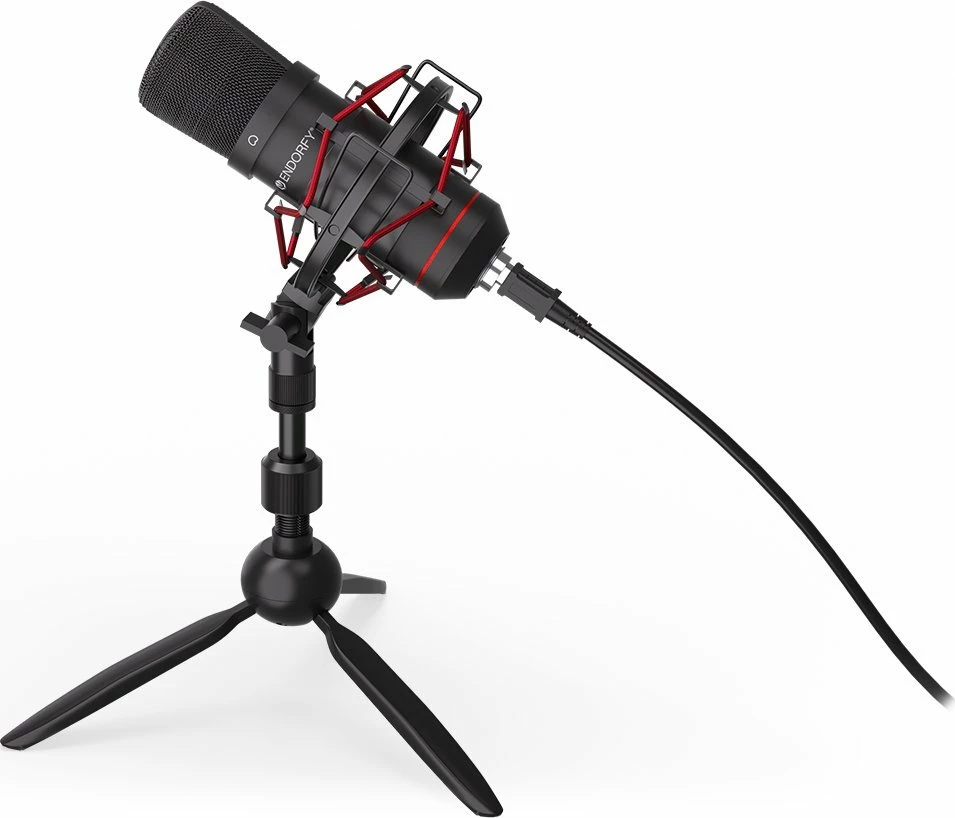 Mikrofon Endorfy Solum T (EY1B002) USB, kardioid, me tripod, i zi