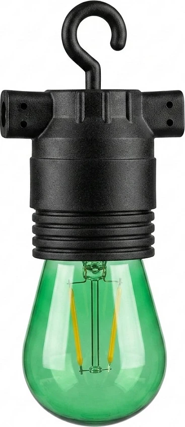 Llambë LED Synergy21 Retrofit E27 S14, 2W, për zinxhir dritash, e gjelbër