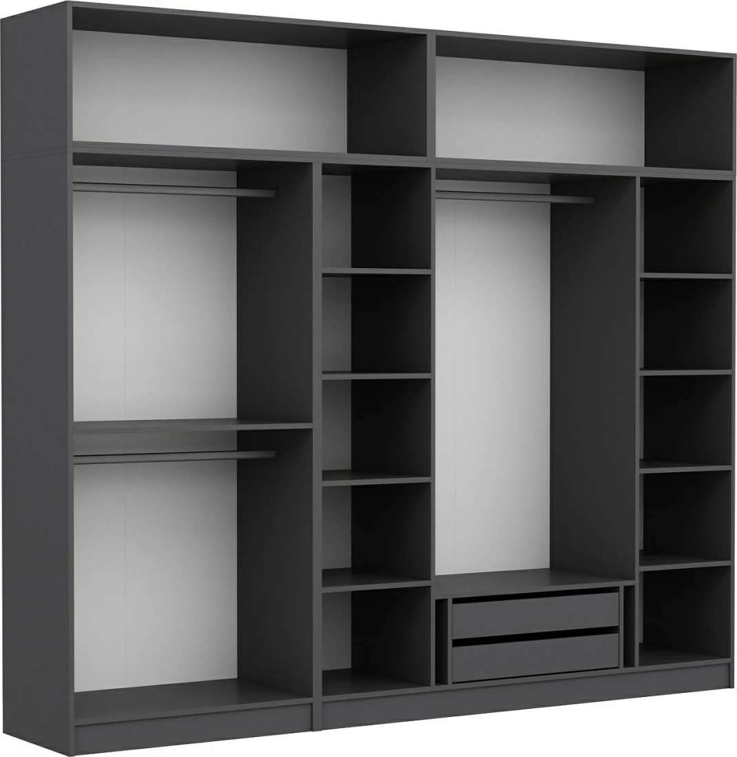 Dollap i madh për dhomë gjumi, ngjyrë dore, Skye Decor, 5202