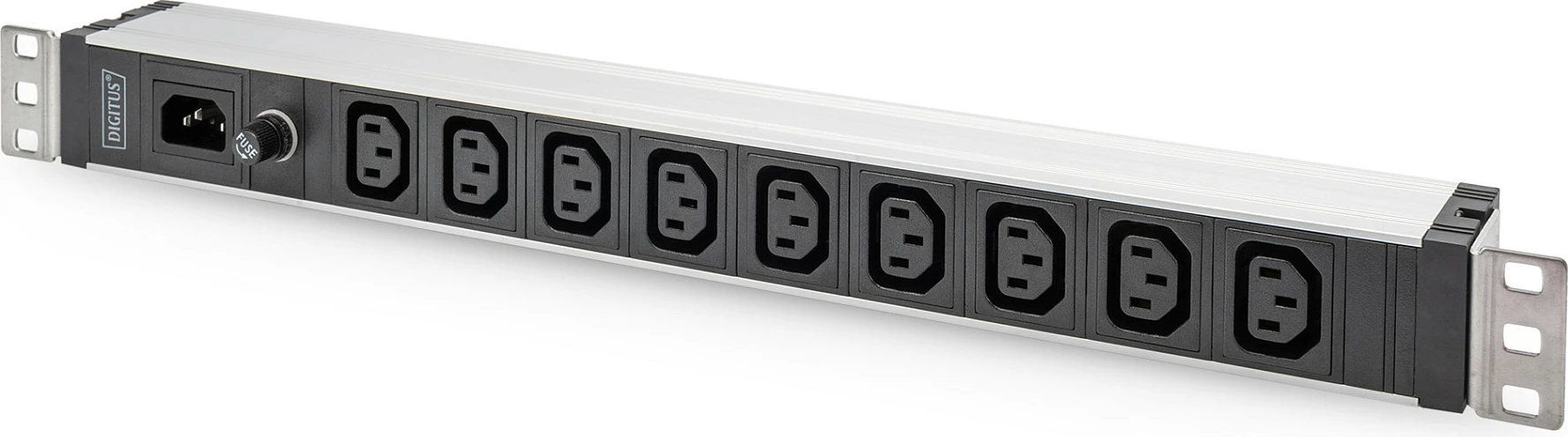 PDU Digitus 1U 9x C13, 10A, 230V, alumini