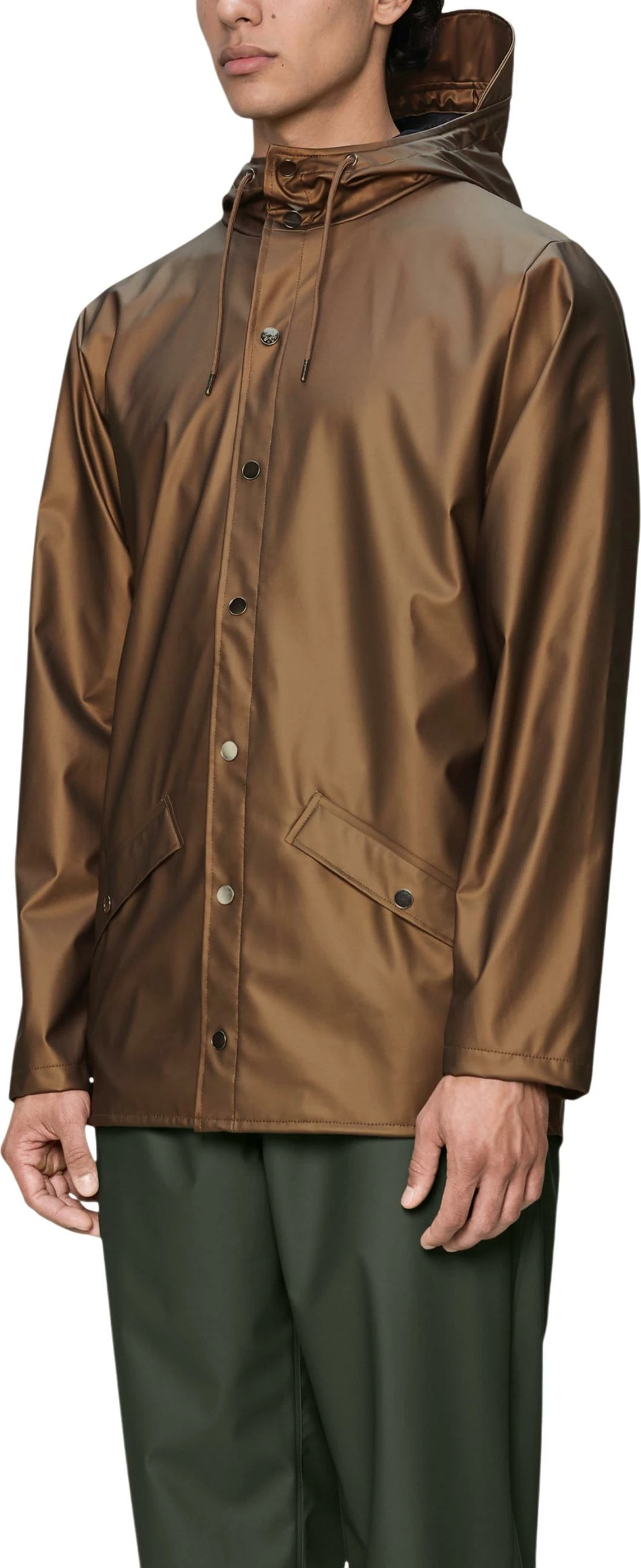 Jakne shiu Rains Jacket W3 12010 për meshkuj, bronz [Madhësia: S]