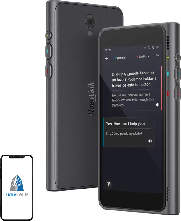 përkthyes elektronik Timekettle T1 32GB, ekran 4-inç, online/offline, gri