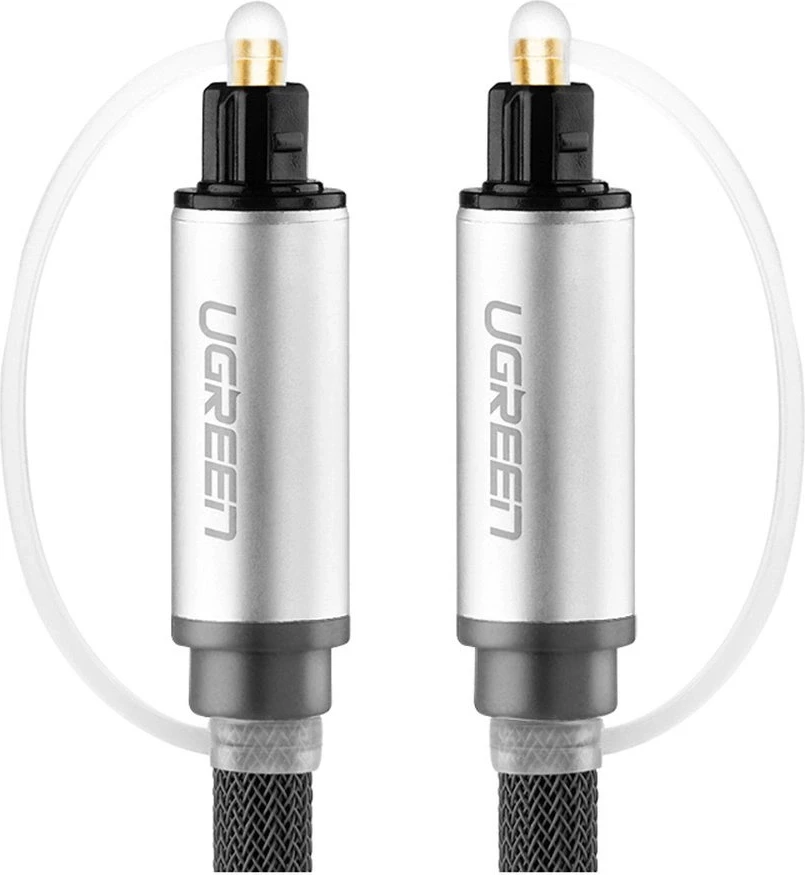 Kabllo optike audio Ugreen AV108 10539, Toslink/SPDIF, 1m, Gri