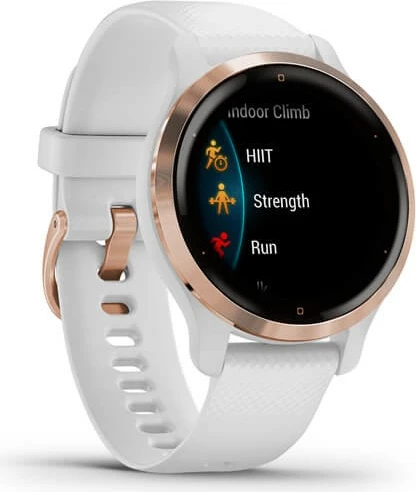 Smartwatch Garmin Venu 2S, AMOLED, GPS, Wi-Fi, e bardhë