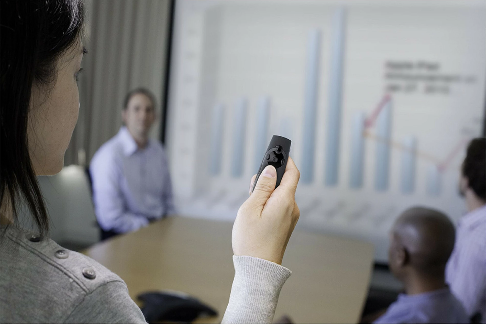 Prezenter wireless Kensington Presenter Expert, laser i kuq, kontroll kursor, RF, USB, 45 m, i zi