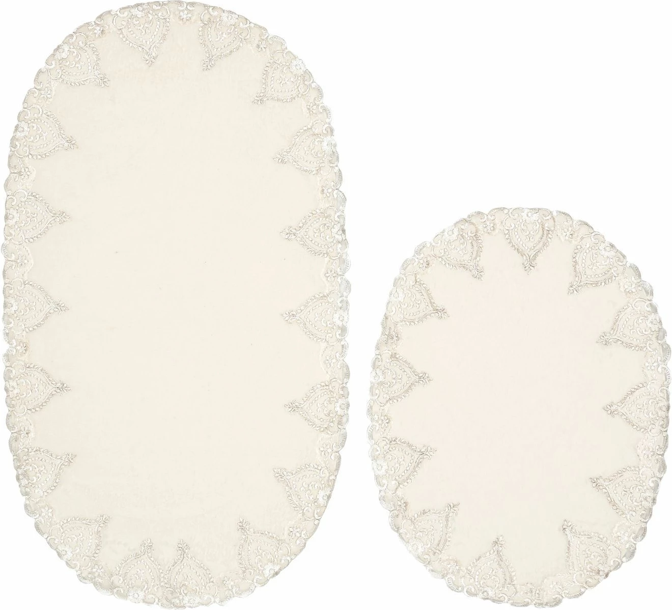 Set tapetash për banjo (2 copë), Mijolnir, Zara Ç, krem