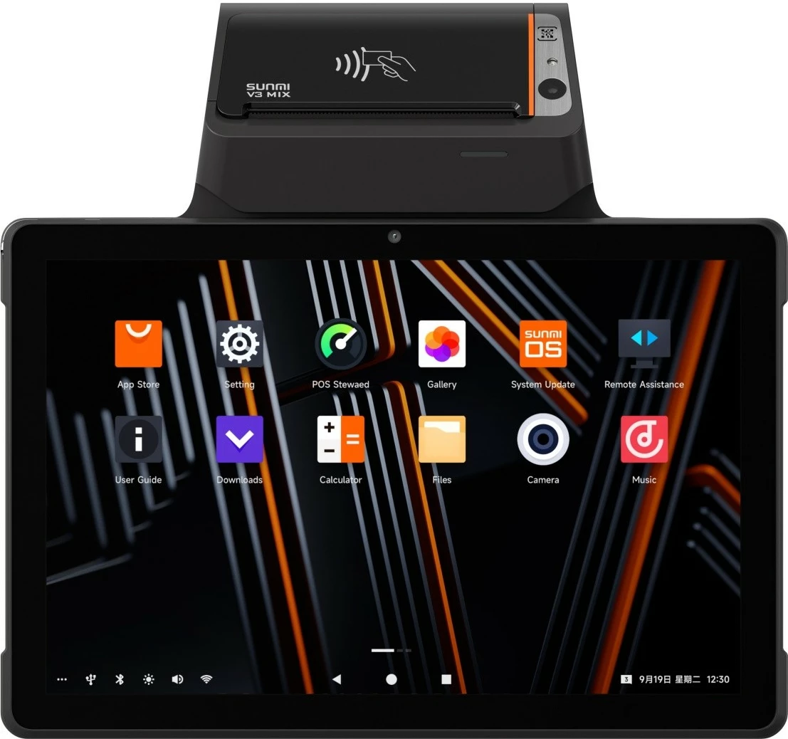 Terminal mobil POS Sunmi V3 Mix, Android 13, 4/32GB, printer 80mm, skaner Sunmi 1101, i zi