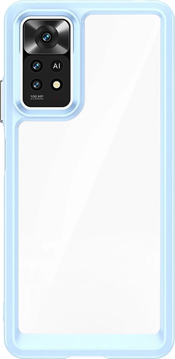 Mbështjellës silikoni Hurtel Outer Space Case për Xiaomi Poco M4 Pro 5G, kaltër