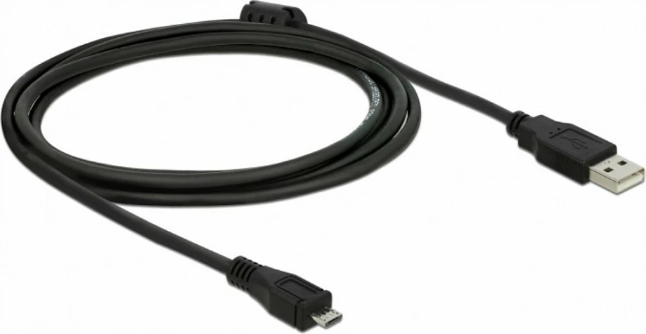 Kabllo USB DeLOCK 82335, USB-A në Micro-USB, 2 m, USB 2.0, e zezë