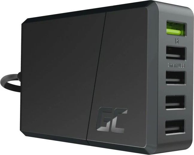 Karikues muri Green Cell ChargeSource 5, 52W, 5xUSB, i zi