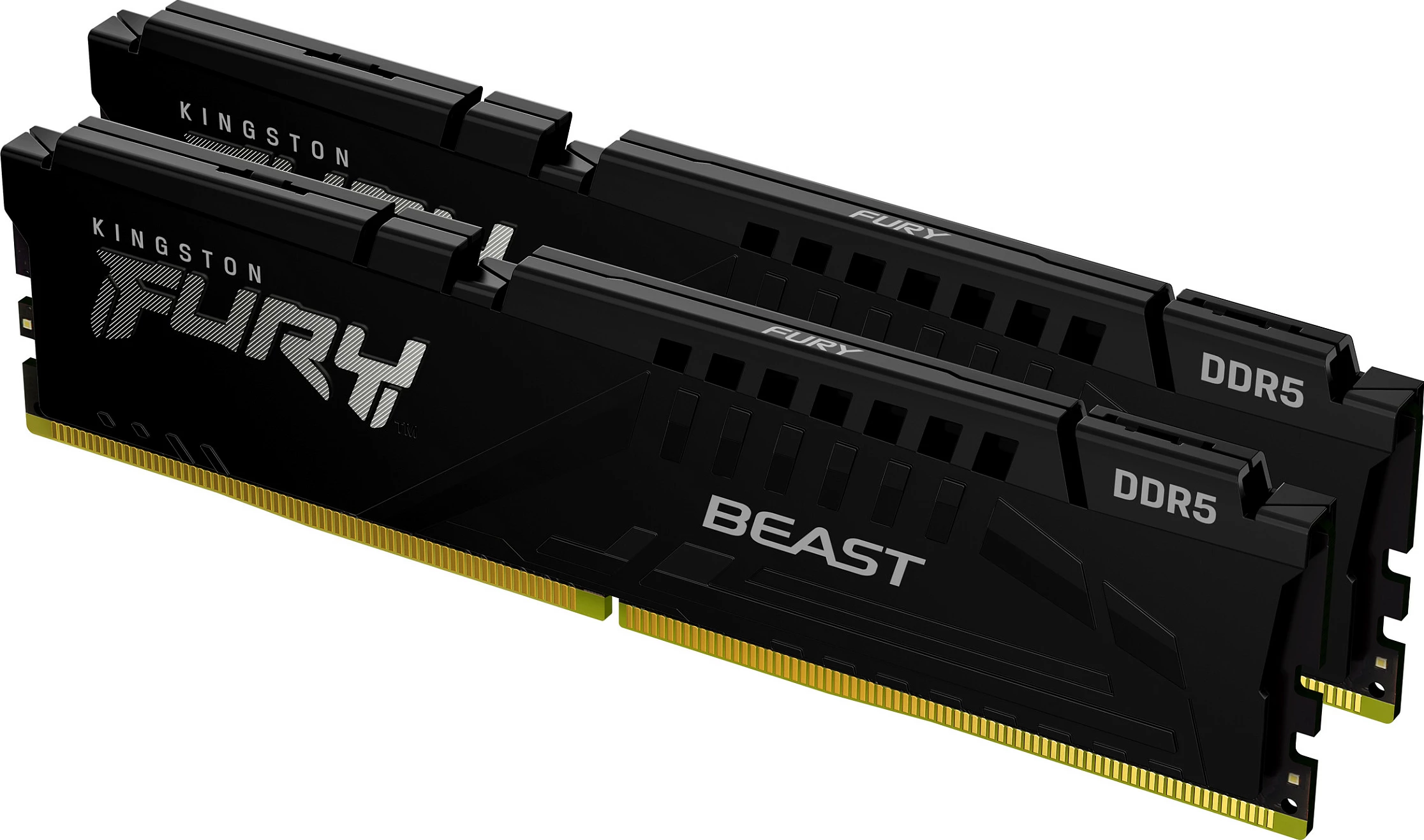 RAM Memorje Kingston FURY Beast DDR5 64GB (2x32GB) 6000MT/s CL36 DIMM, e zezë