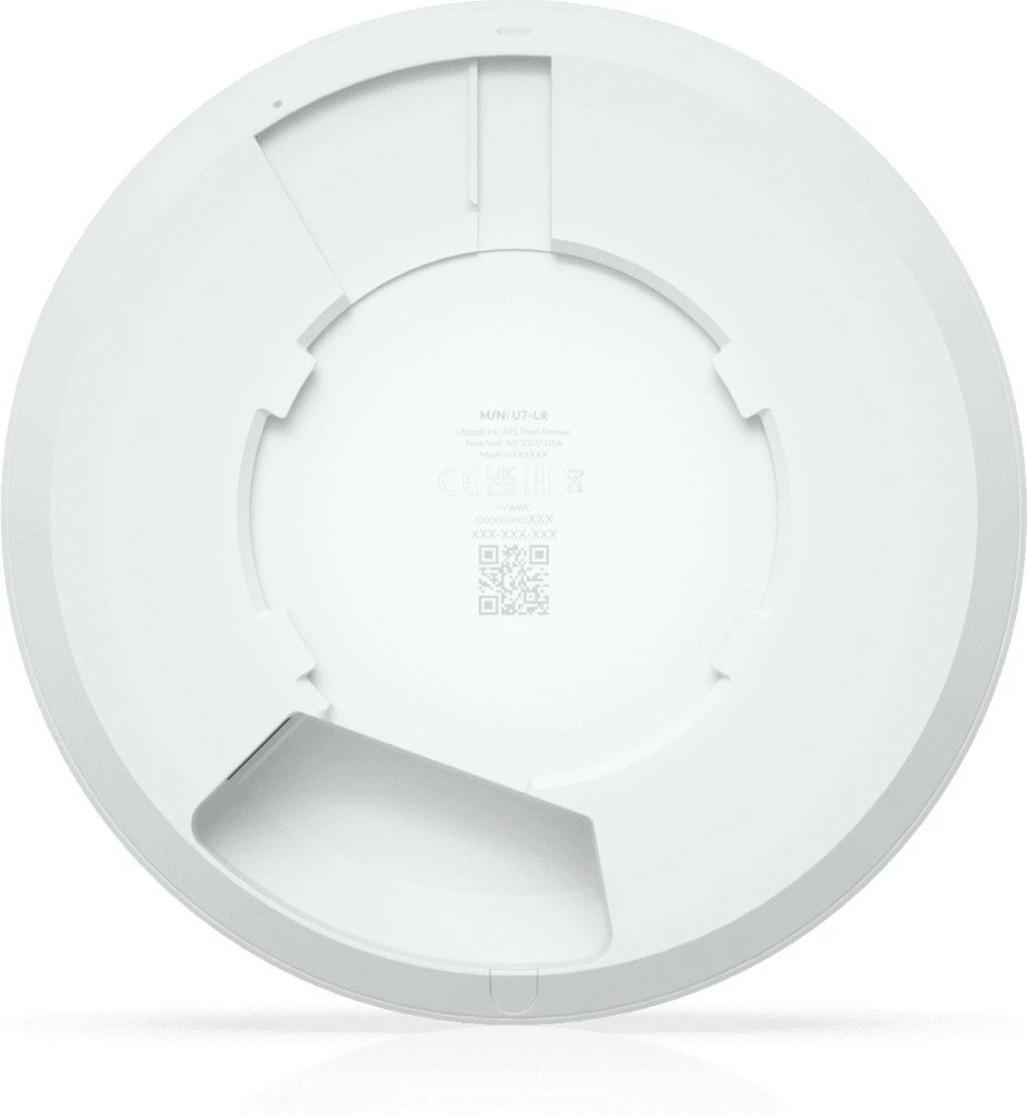 Access Point UBIQUITI U7-LR, WiFi 7, 7300 Mbit/s, i bardhë, PoE