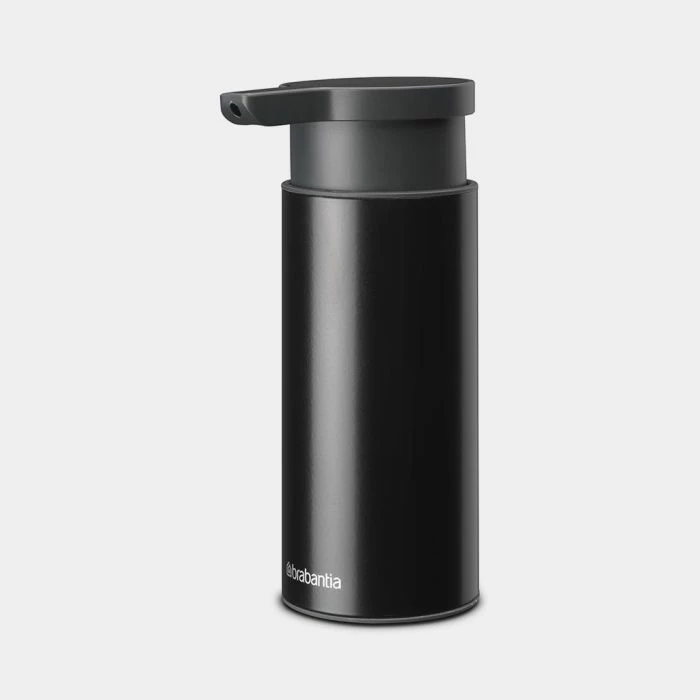 Dispenser sapuni i lëngshëm Brabantia 128448, 16.5×6.5×9.5 cm, i zi mat