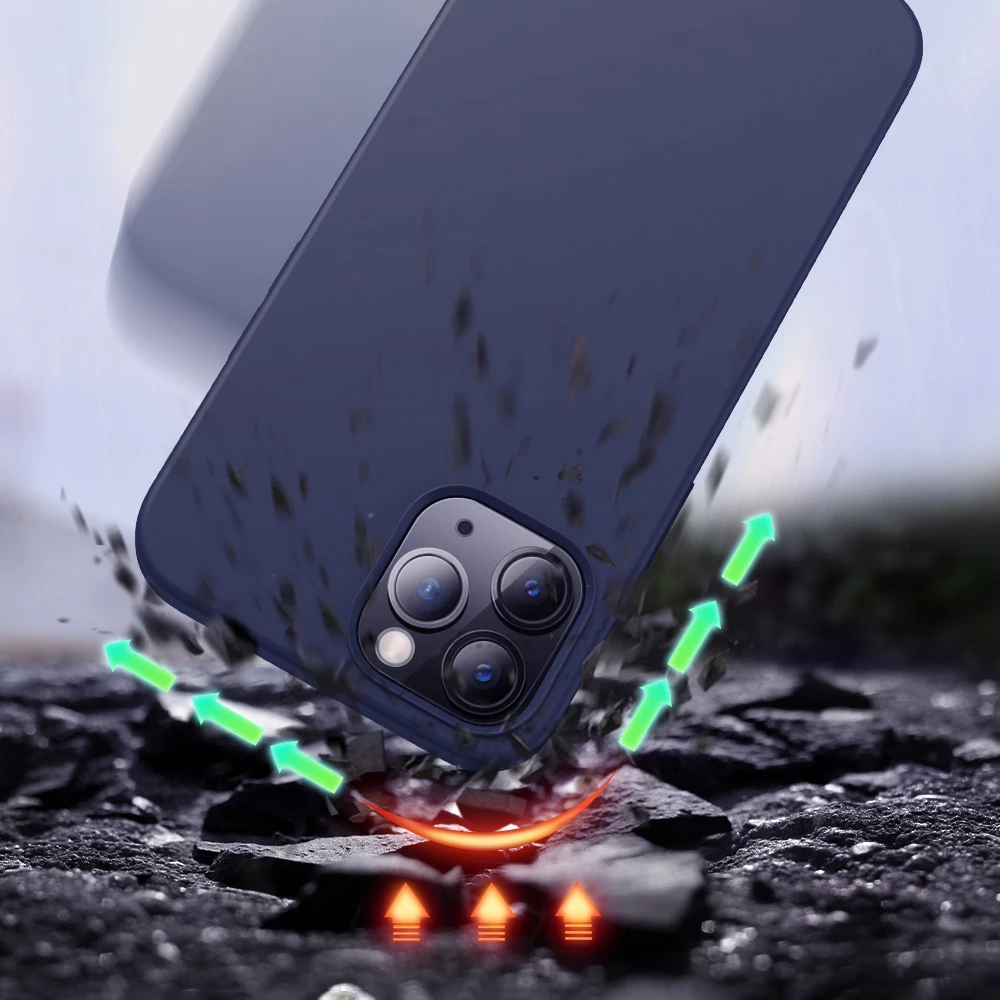 Mbështjellës Joyroom Color Series për iPhone 12 Pro Max JR-BP800, zi