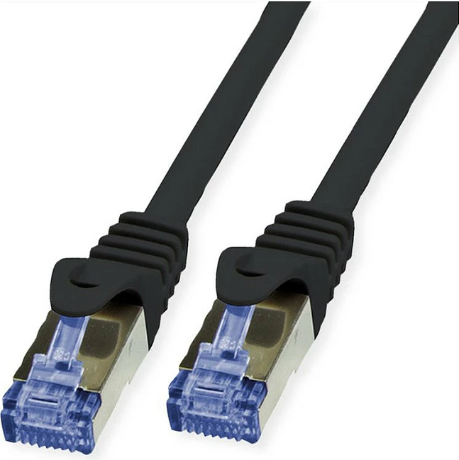 Kabllo rrjeti VALUE 21.99.0721 Cat6a 30m S/FTP RJ-45, e zezë
