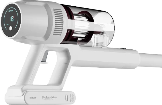 Fshesë elektrike vertikale pa kabllo AIWA Zenkaisui Easy EVO 5 AVC-630, 32 kPa, 55 min, 400 ml, e bardhë