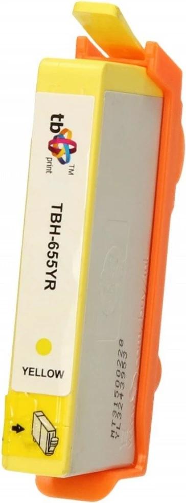Kartridzh boje TB Print TBH-655YR, për HP Deskjet Ink Advantage, 600 faqe, e verdhë