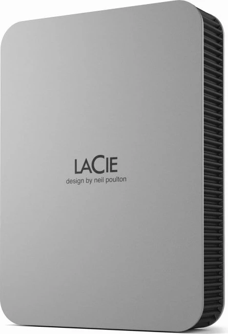 HDD i jashtëm LaCie Mobile Drive V2 STLP5000400 5TB 2.5" USB-C 3.2 Gen 1, argjend (Moon Silver)