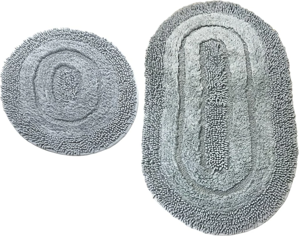 Set tapetash për banjo (2 copë), Mijölnir, Macoroni, ngjyrë gri