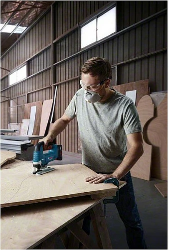 Sharrë lëvizëse Bosch GST 18V-125 B Professional, brushless, pa kabllo, blu