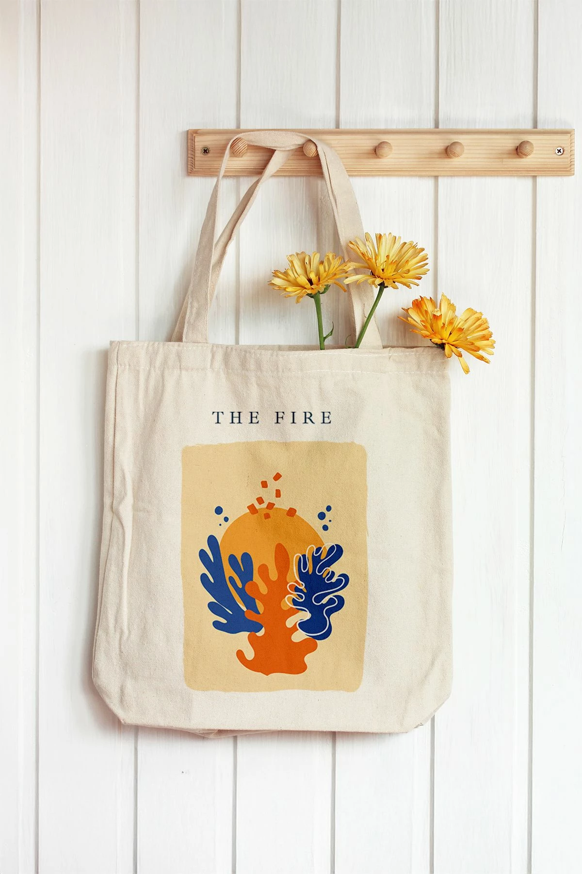 Çantë tote Zoozie Bags, model 26, shumëngjyrëshe