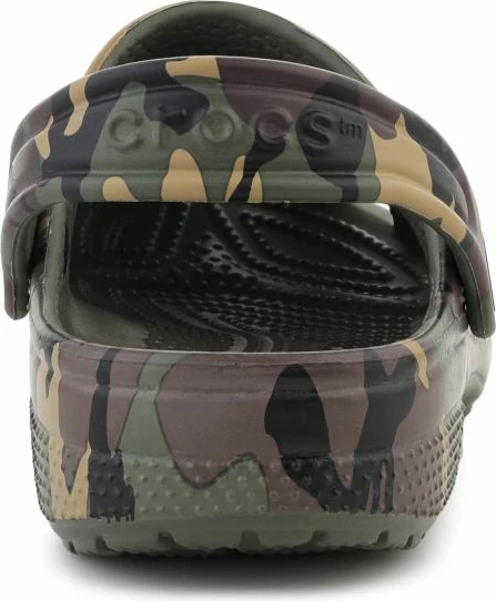 Kroksa për fëmijë Crocs Classic Camouflage Clog K, army green/multi