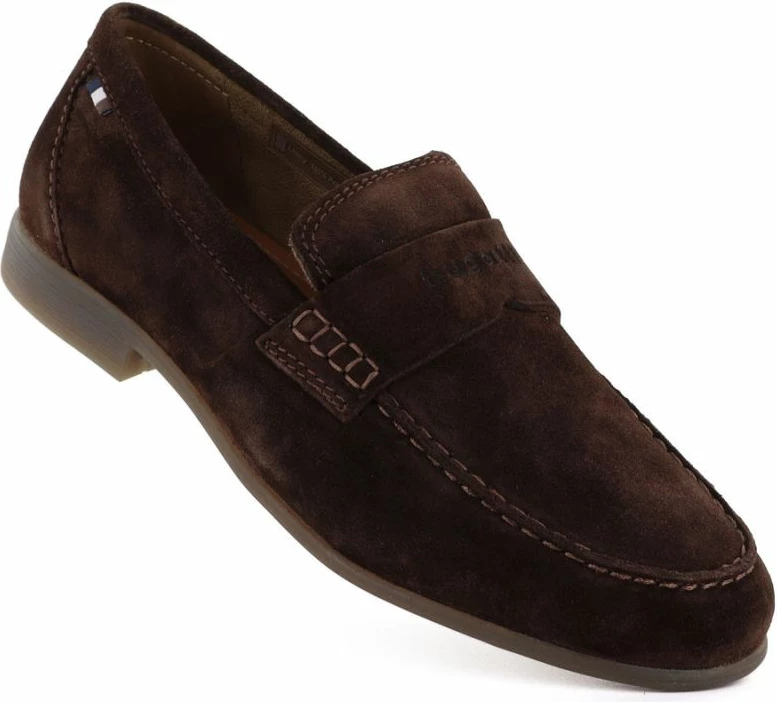 Mokasina meshkuj Bugatti 311-AW660-1400-6100, çokollatë