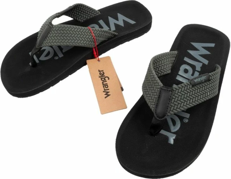 Flip-flopa për meshkuj Wrangler Zane, gri