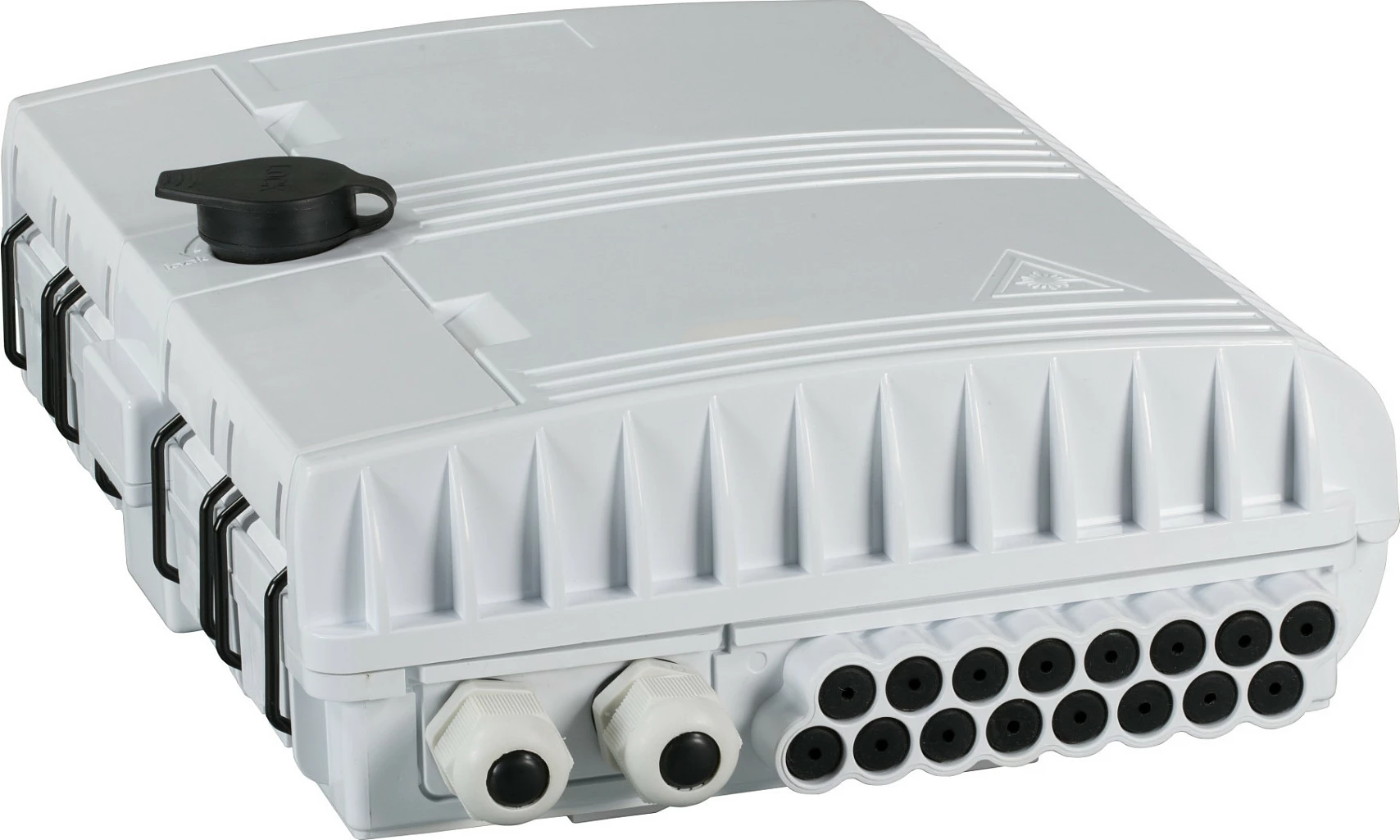 Kuti lidhëse FTTH EFB Elektronik FTTH-BOX-OUT-1, IP65, 16 fibra/16 kuplunga, gri