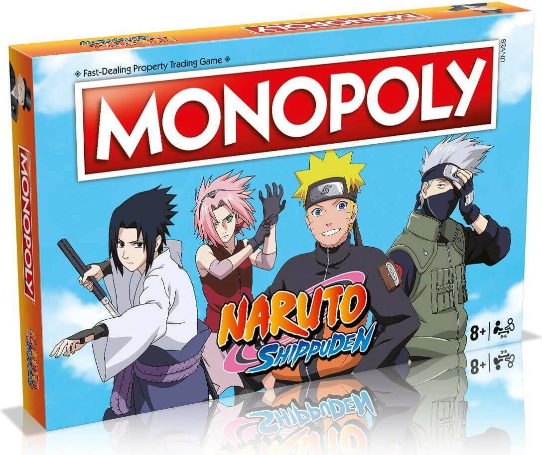 Lojë tavoline Winning Moves Monopoly Naruto Shippuden, edicion Naruto