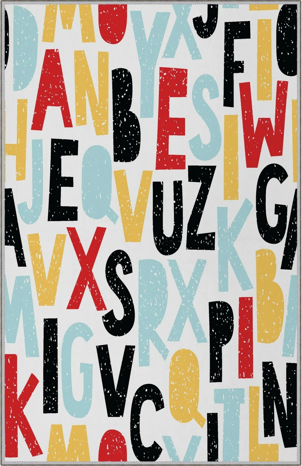 Qilim shumëngjyrësh me shkronja, 120x180cm, Conceptum Hypnose, EXFAB120