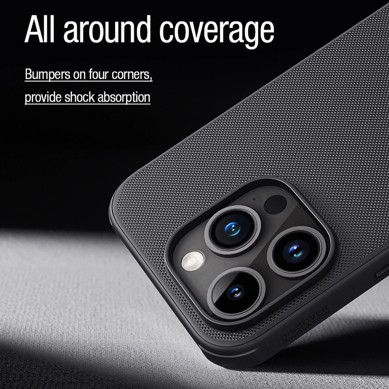 Mbështjellës Nillkin Super Frosted Shield Pro Magnetic për iPhone 15 Pro, i zi