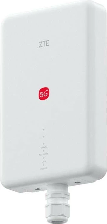 Router ZTE G51F 5G ODU MC7510, WiFi 7, modem i integruar, i bardhë